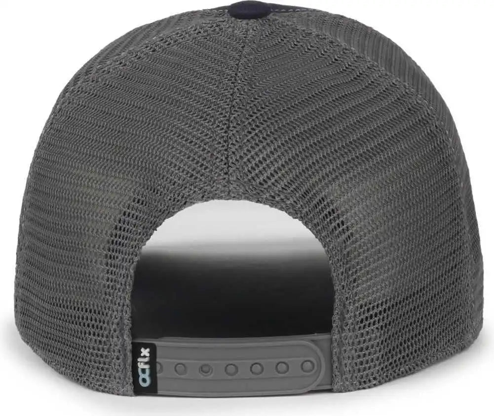 Oc Sports Flx672m Ocflx Adjustable Sweatband Cap - Navy Charcoal