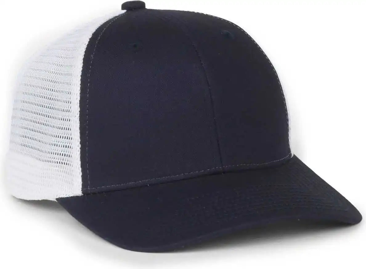 Oc Sports Flx672m Ocflx Adjustable Sweatband Cap - Navy White