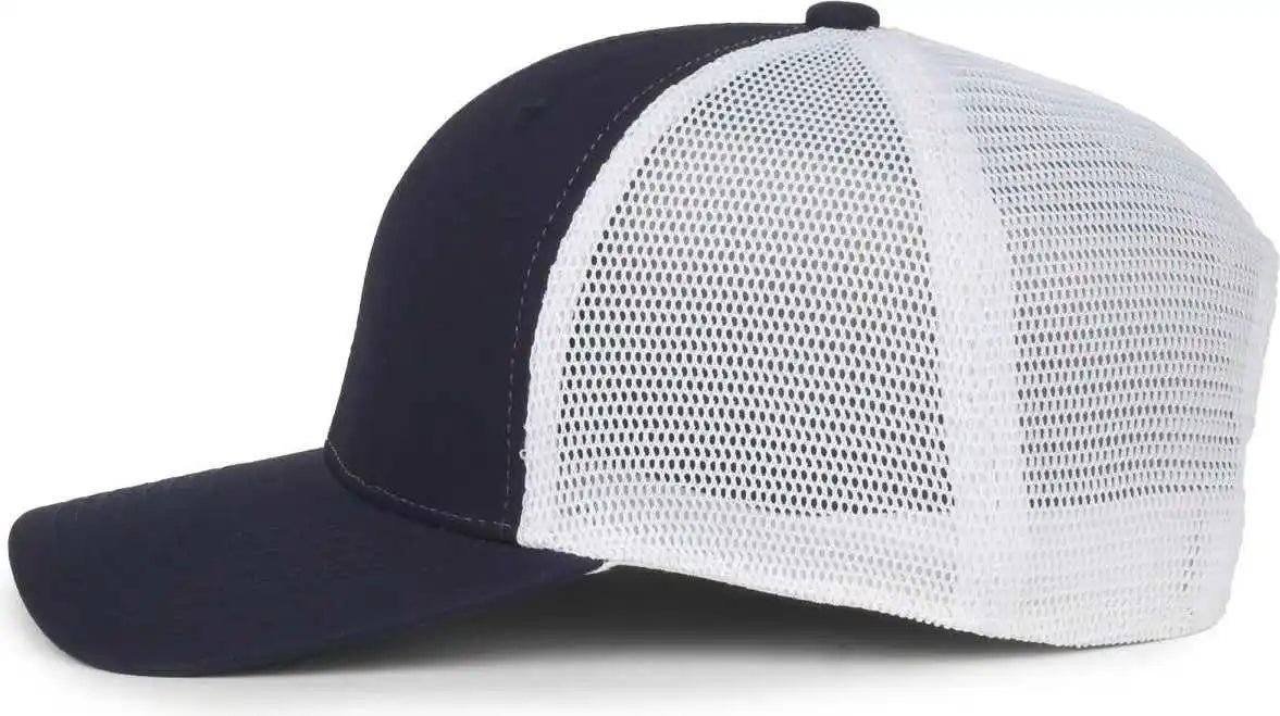 Oc Sports Flx672m Ocflx Adjustable Sweatband Cap - Navy White - Osfm