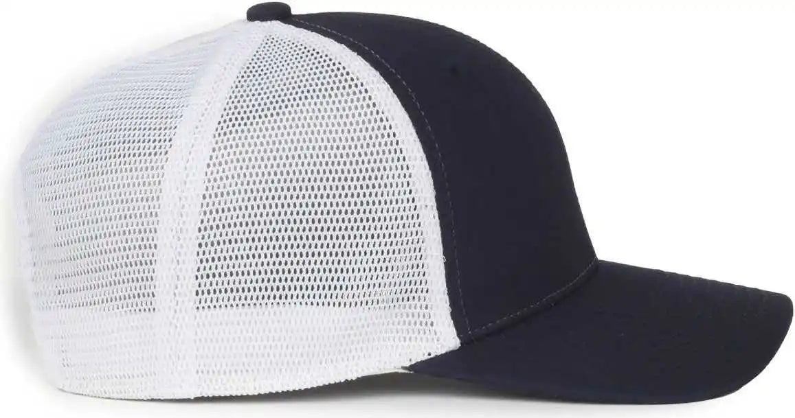 Oc Sports Flx672m Ocflx Adjustable Sweatband Cap - Navy White - Osfm