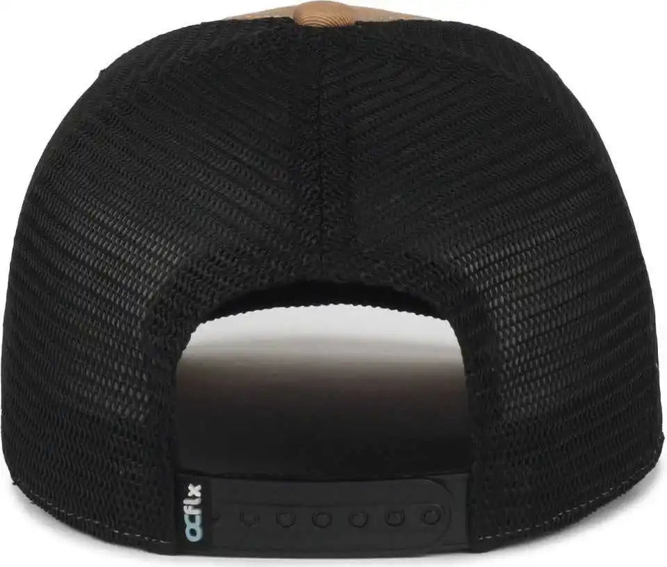 Oc Sports Flx672m Ocflx Adjustable Sweatband Cap - Old Gold Black - Osfm