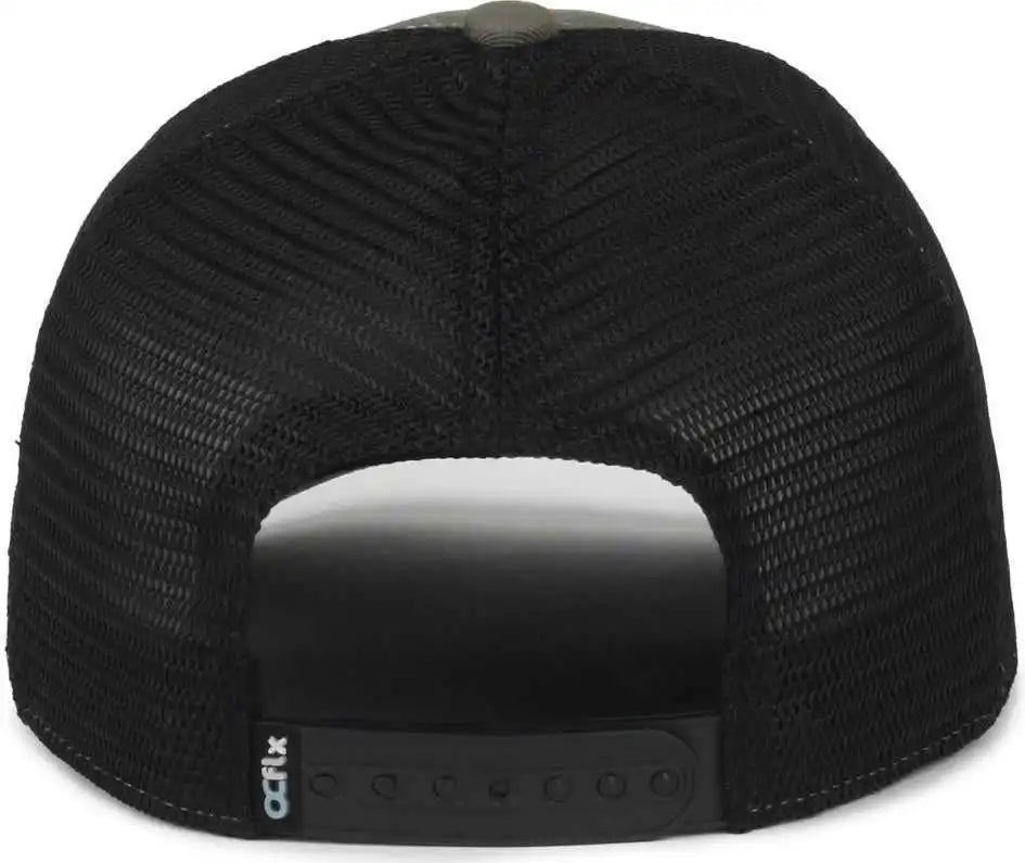 Oc Sports Flx672m Ocflx Adjustable Sweatband Cap - Olive Black