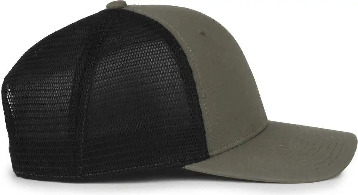 Oc Sports Flx672m Ocflx Adjustable Sweatband Cap - Olive Black - Osfm