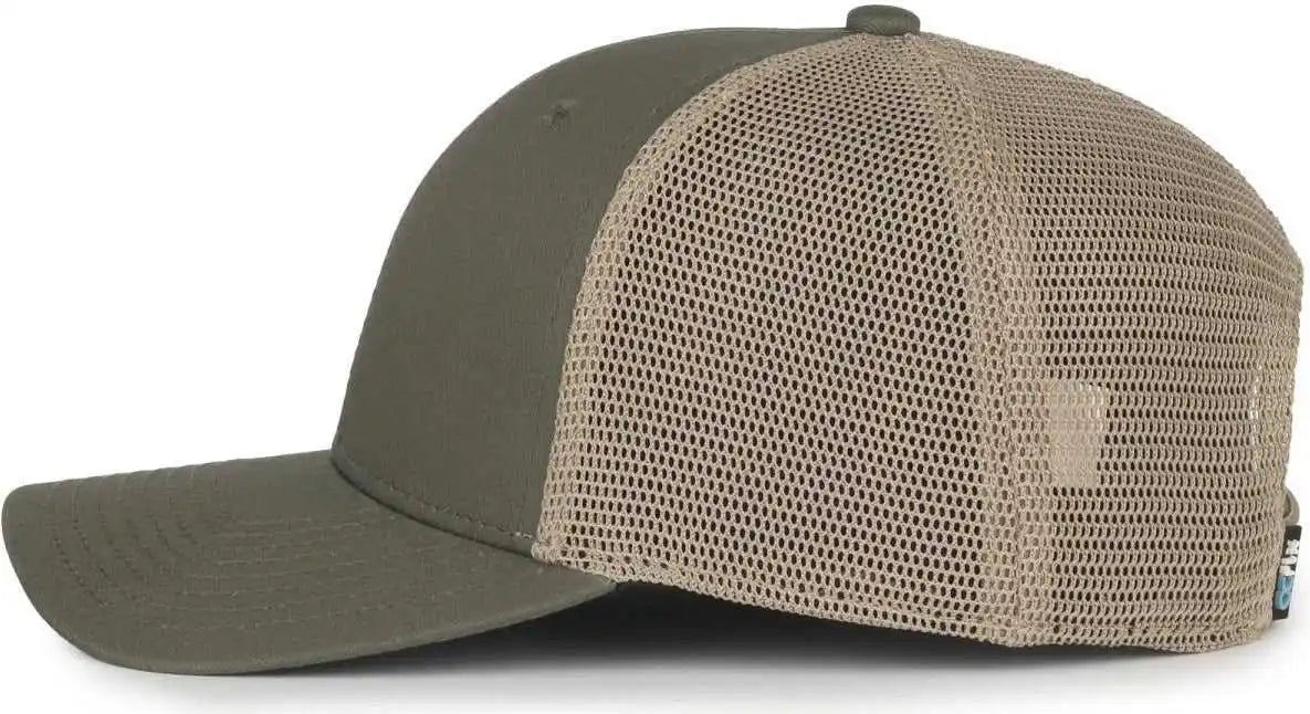 Oc Sports Flx672m Ocflx Adjustable Sweatband Cap - Olive Khaki - Osfm