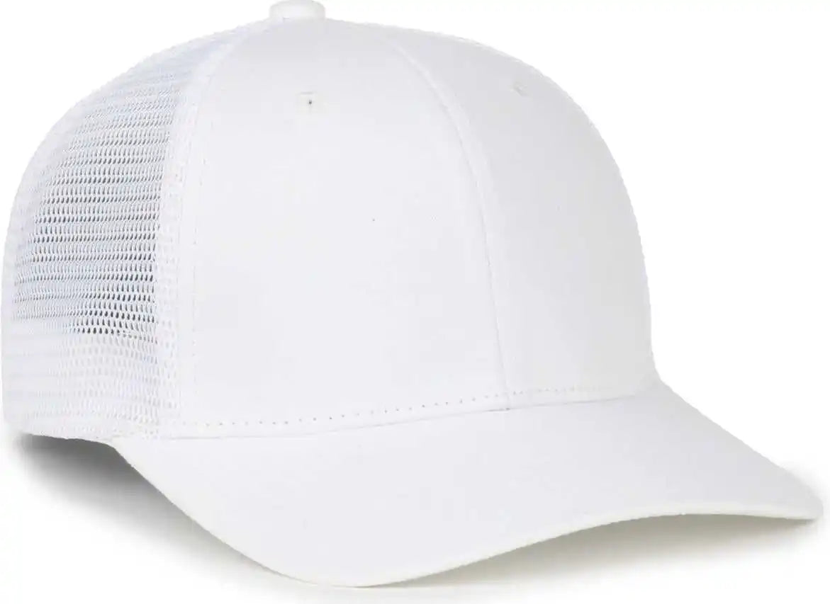 Oc Sports Flx672m Ocflx Adjustable Sweatband Cap - White - Osfm