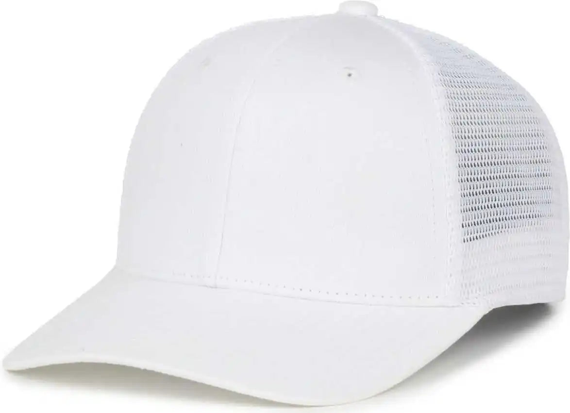 Oc Sports Flx672m Ocflx Adjustable Sweatband Cap - White - Osfm