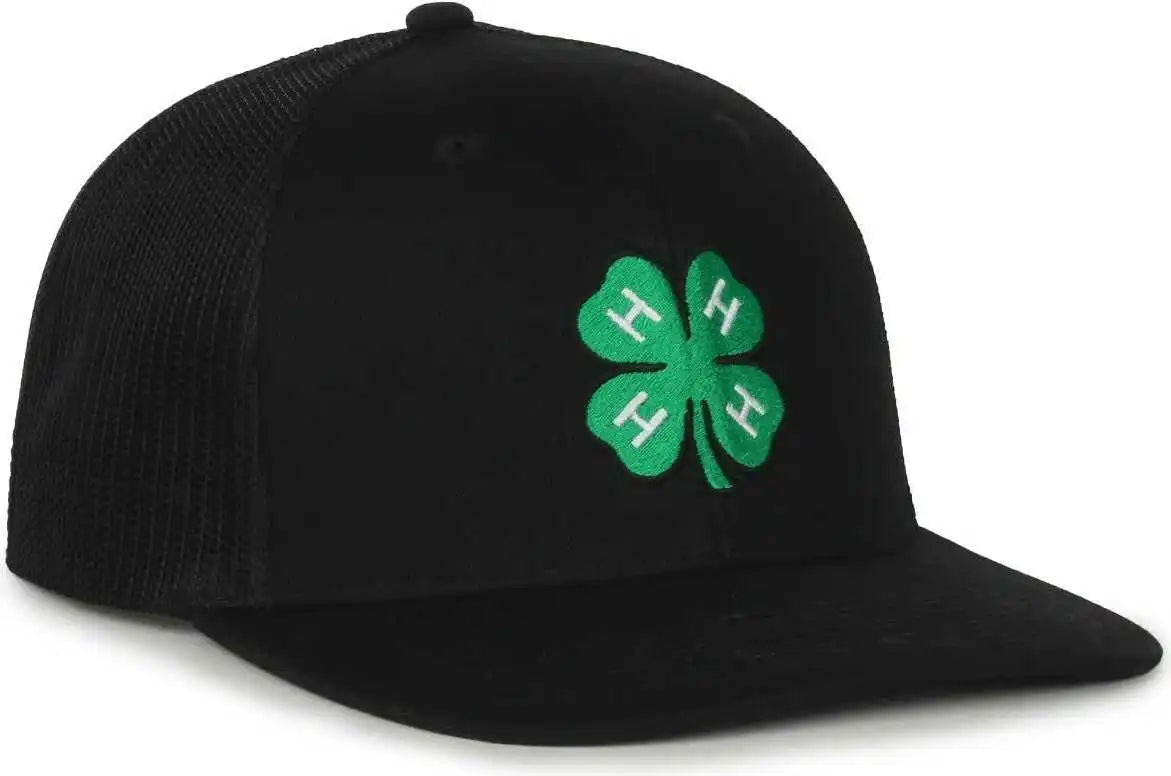 Oc Sports Four019 4-h Youth Development Cap - Black - 6 7/8’’ - 7 1/2’’