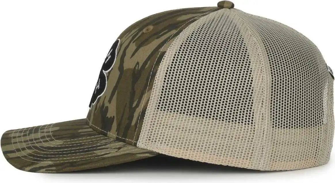 Oc Sports Four020 4-h Youth Development Cap - Mossy Oak Original Bottomland Tan - 6 7/8’’ - 7 1/2’’