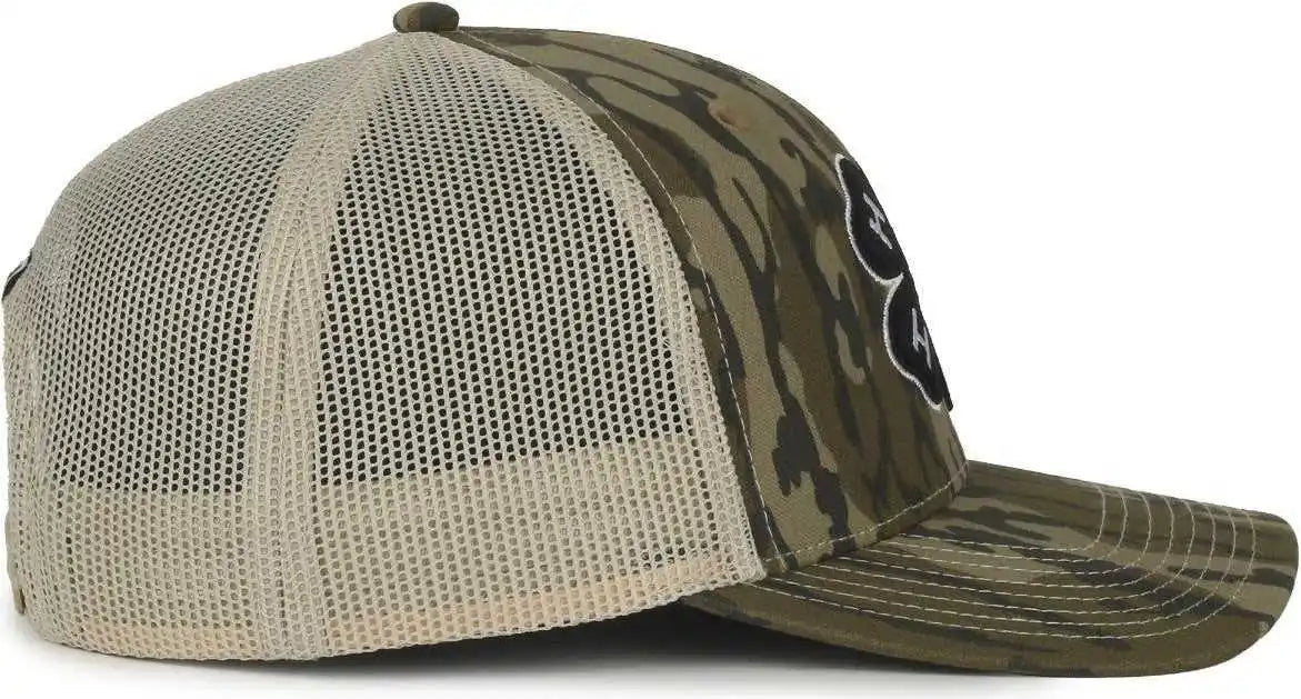 Oc Sports Four020 4-h Youth Development Cap - Mossy Oak Original Bottomland Tan - 6 7/8’’ - 7 1/2’’
