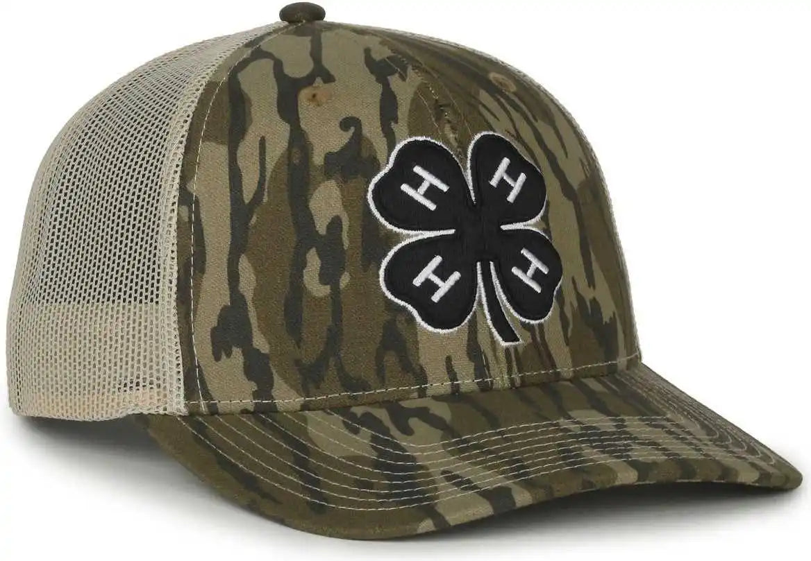 Oc Sports Four020 4-h Youth Development Cap - Mossy Oak Original Bottomland Tan - 6 7/8’’ - 7 1/2’’