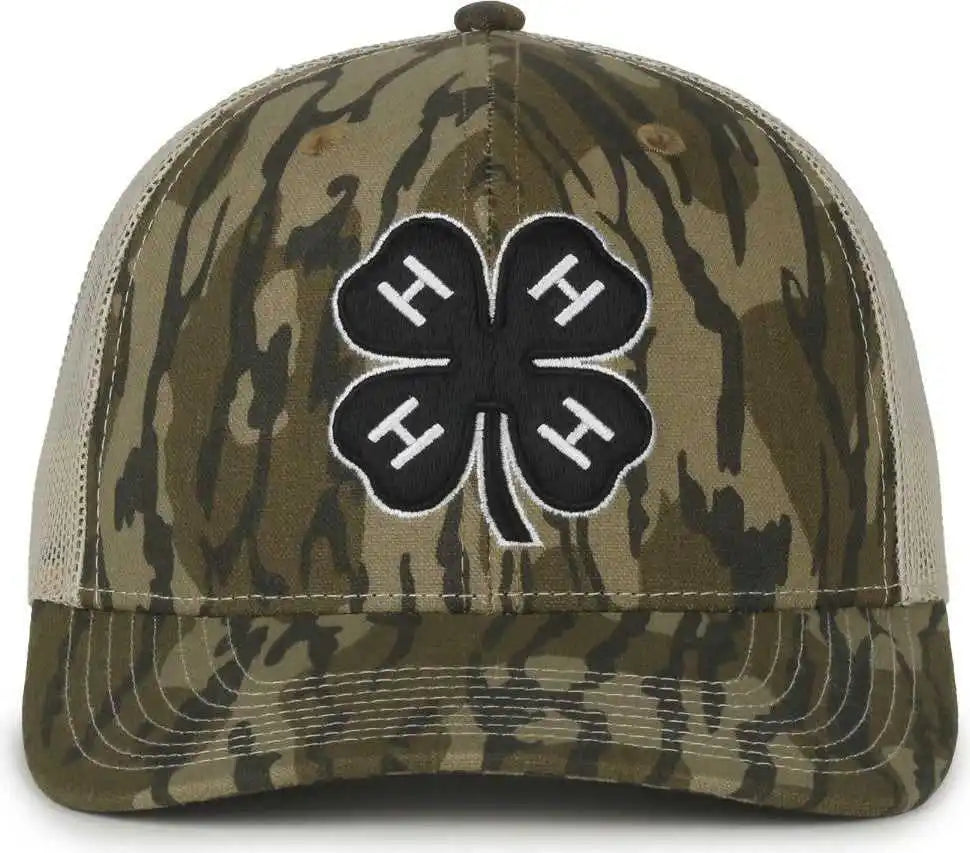 Oc Sports Four020 4-h Youth Development Cap - Mossy Oak Original Bottomland Tan - 6 7/8’’ - 7 1/2’’
