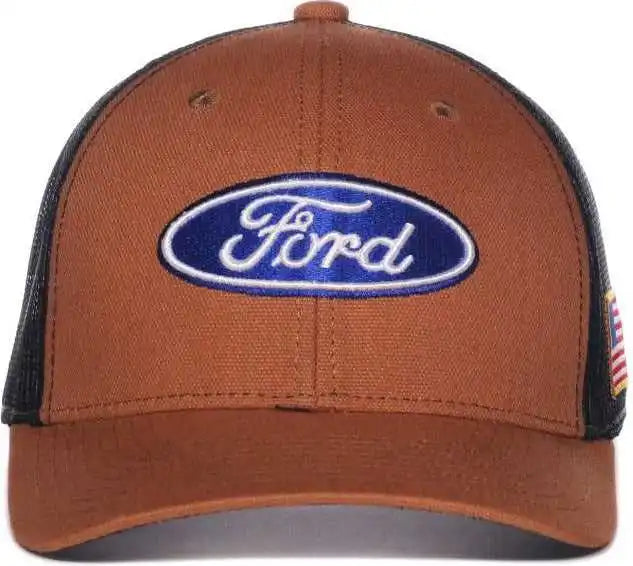 Oc Sports Frd17a Ford Series Cap - Brown Black - Osfm
