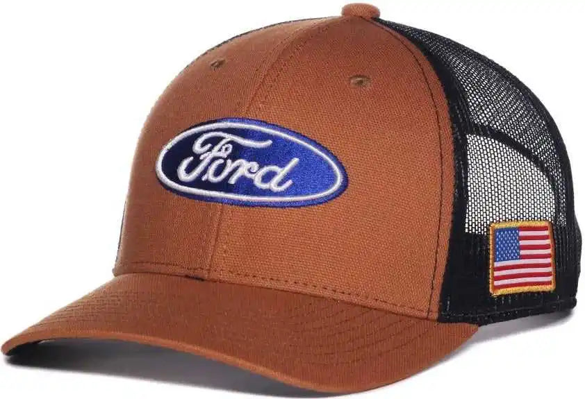 Oc Sports Frd17a Ford Series Cap - Brown Black - Osfm