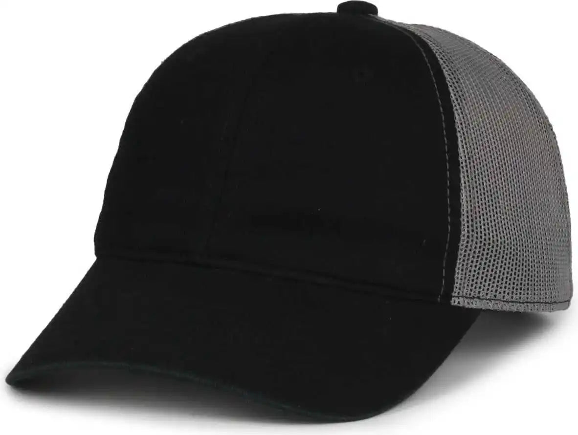 Oc Sports Fwt-130sb Garment Washed Snap Back Cap - Black Charcoal - Dark Gray / Osfm