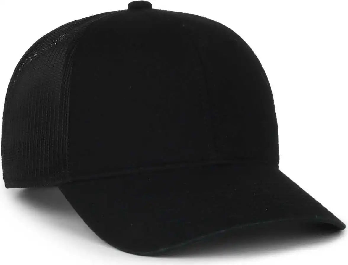 Oc Sports Fwt-130sb Garment Washed Snap Back Cap - Black - Osfm