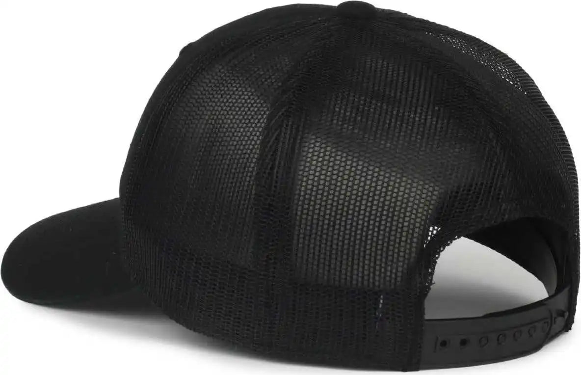 Oc Sports Fwt-130sb Garment Washed Snap Back Cap - Black - Osfm