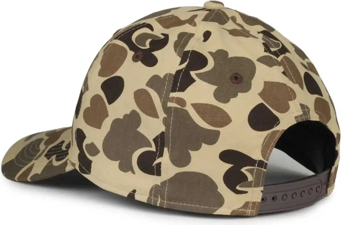 Oc Sports Gc-100 Generic Camo Snap Back Cap - Vintage Waterfowl - Osfm