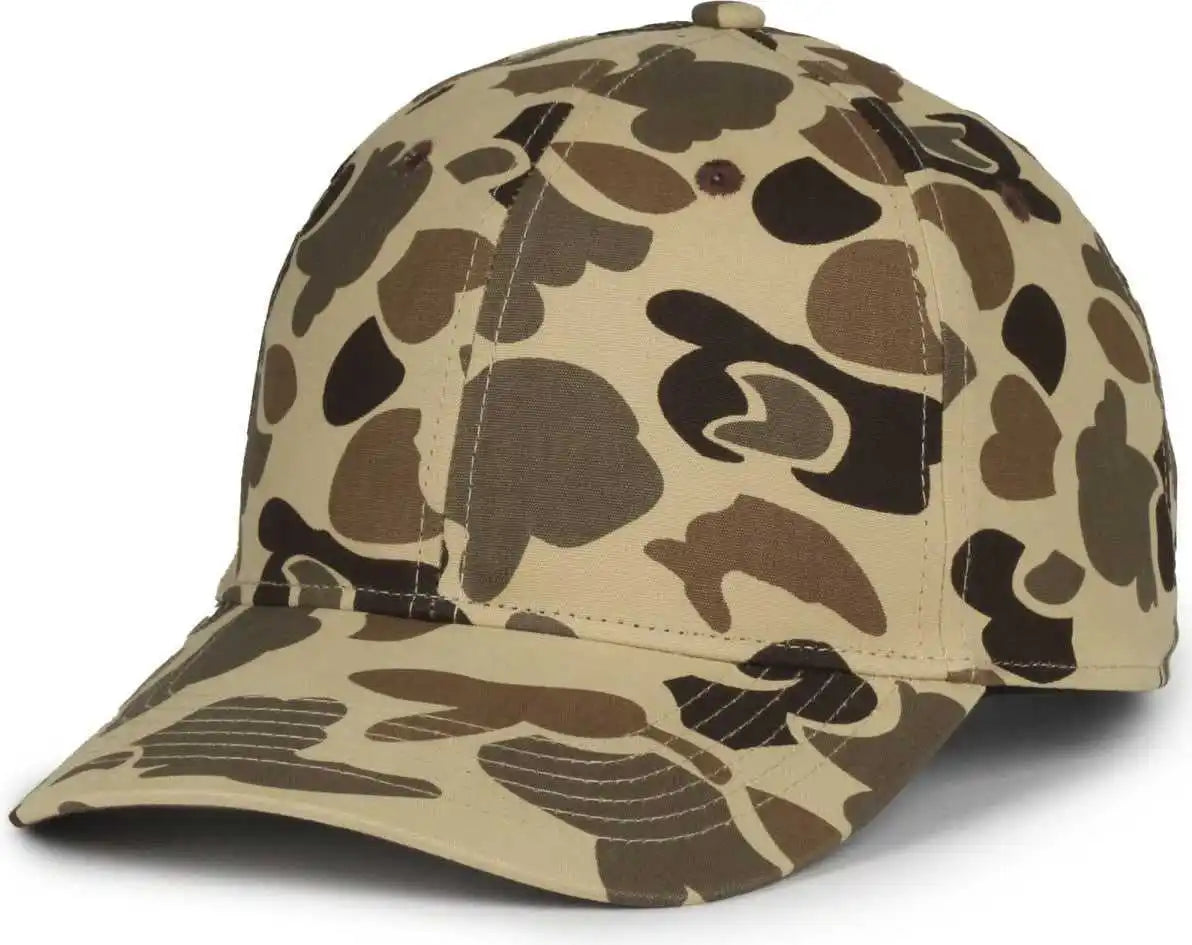 Oc Sports Gc-100 Generic Camo Snap Back Cap - Vintage Waterfowl - Osfm