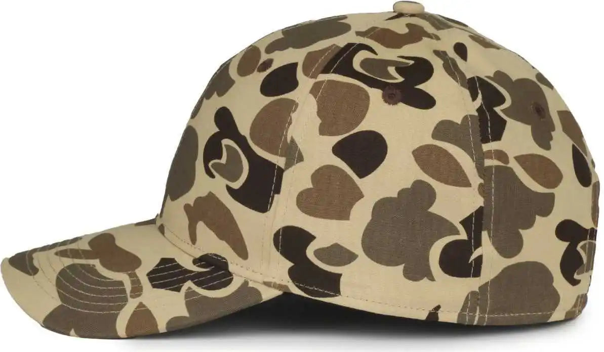 Oc Sports Gc-100 Generic Camo Snap Back Cap - Vintage Waterfowl - Osfm