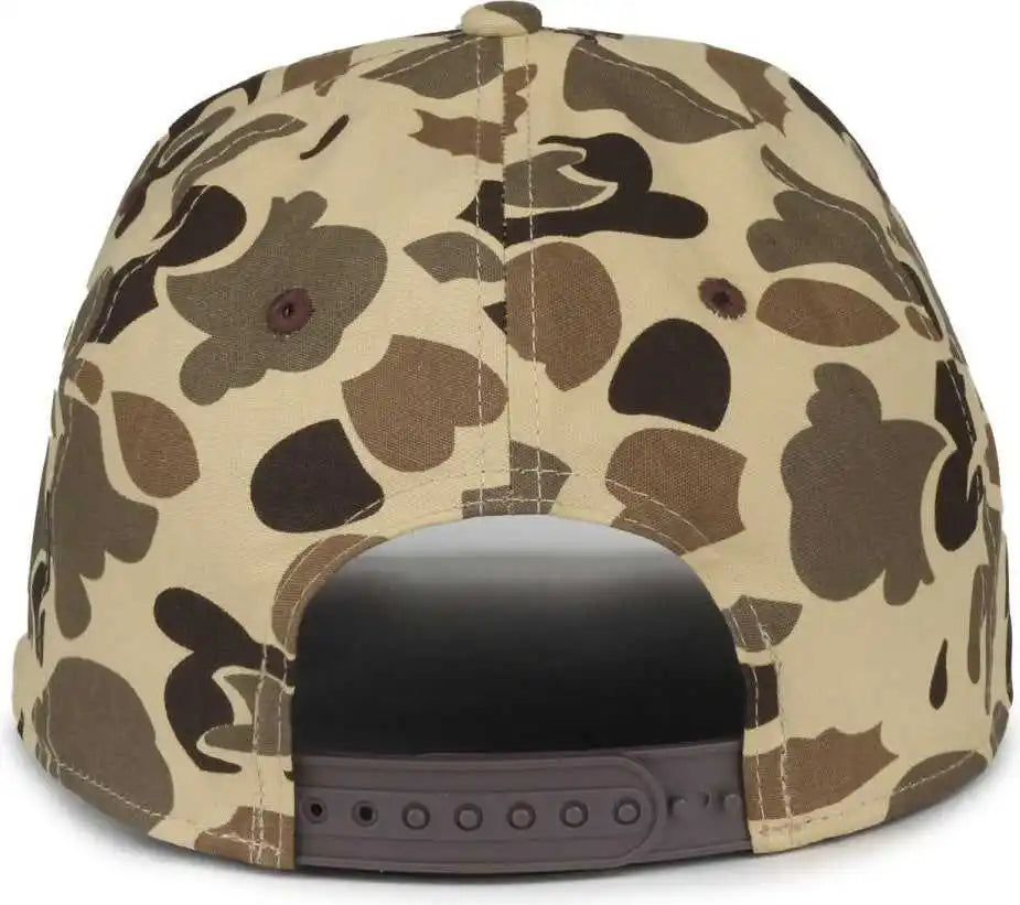 Oc Sports Gc-100 Generic Camo Snap Back Cap - Vintage Waterfowl - Osfm