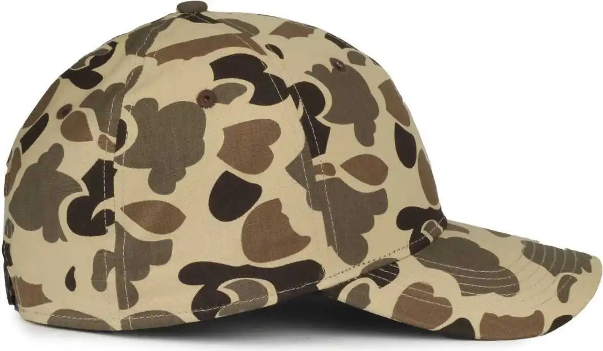 Oc Sports Gc-100 Generic Camo Snap Back Cap - Vintage Waterfowl - Osfm
