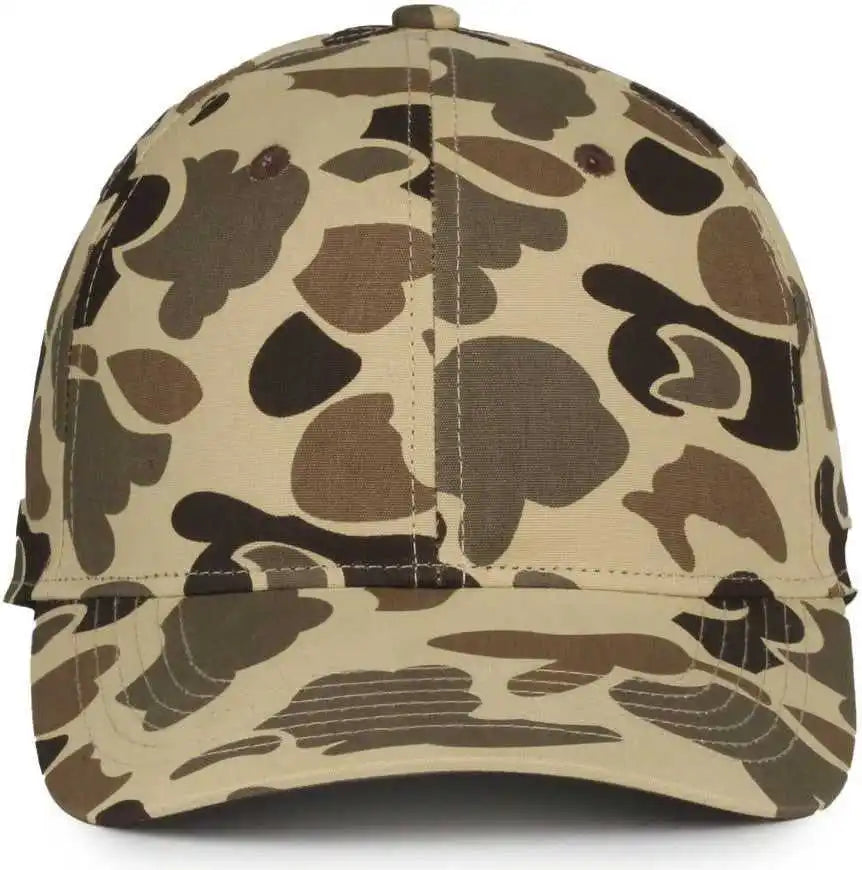 Oc Sports Gc-100 Generic Camo Snap Back Cap - Vintage Waterfowl