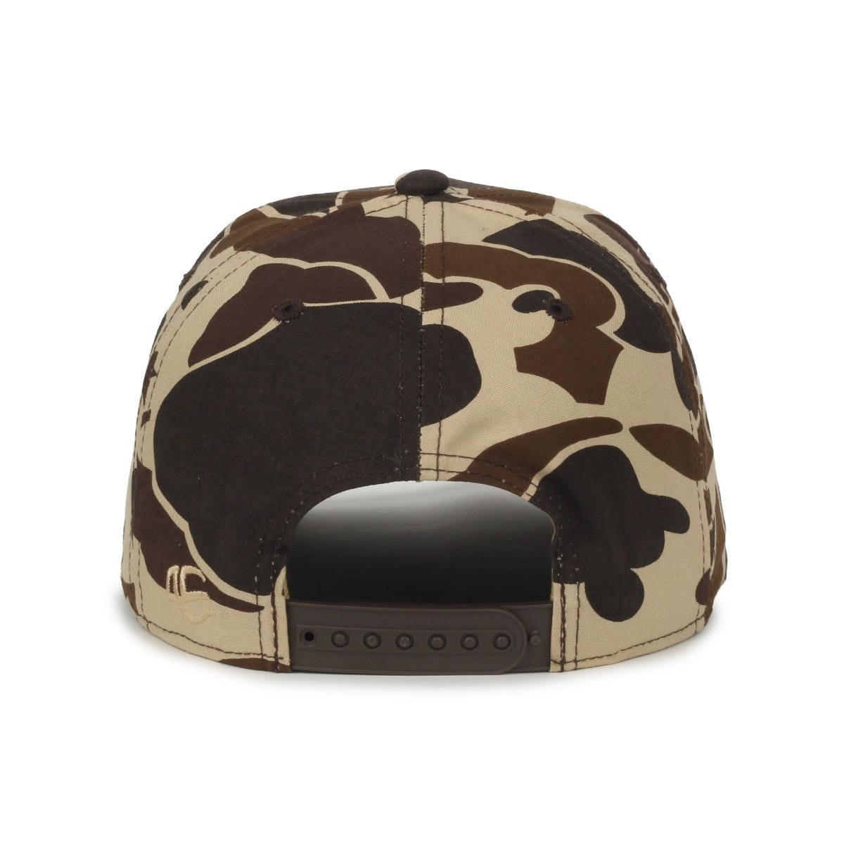 Oc Sports Gc101 5-panel Camo Snapback Cap - Vintage Waterfowl