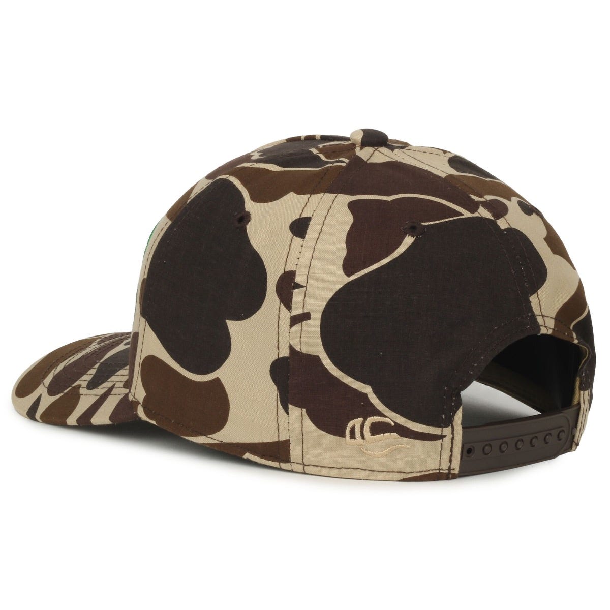 Oc Sports Gc101 5-panel Camo Snapback Cap - Vintage Waterfowl