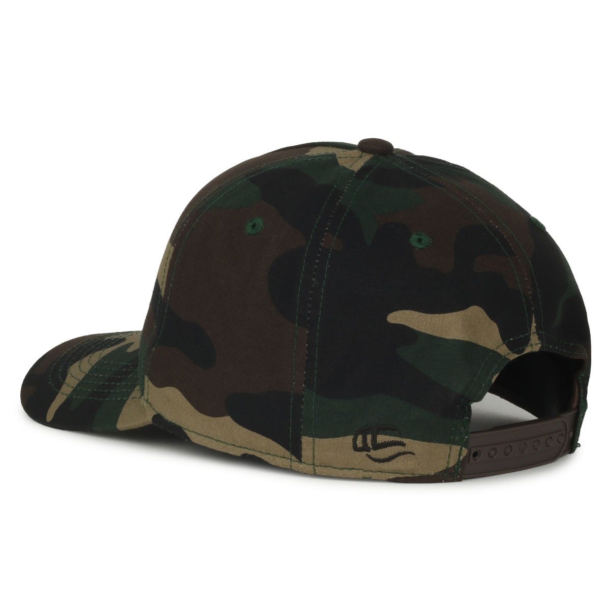 Oc Sports Gc101 5-panel Camo Snapback Cap - Woodland