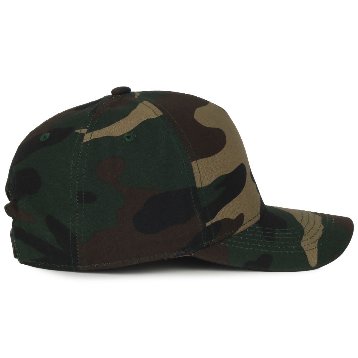 Oc Sports Gc101 5-panel Camo Snapback Cap - Woodland