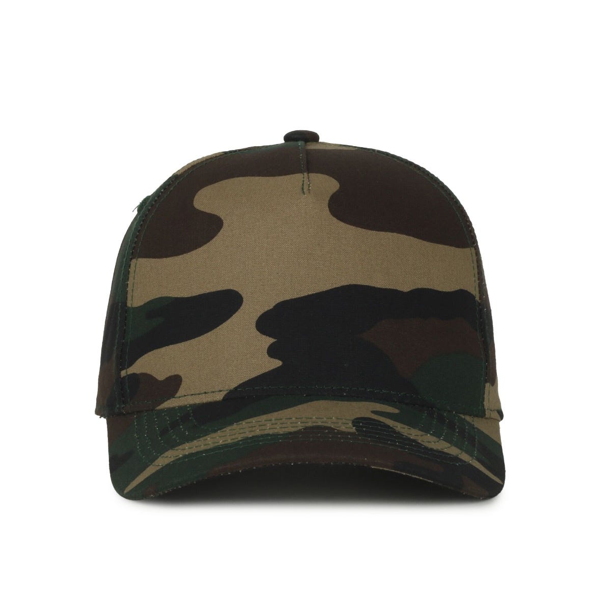 Oc Sports Gc101 5-panel Camo Snapback Cap - Woodland