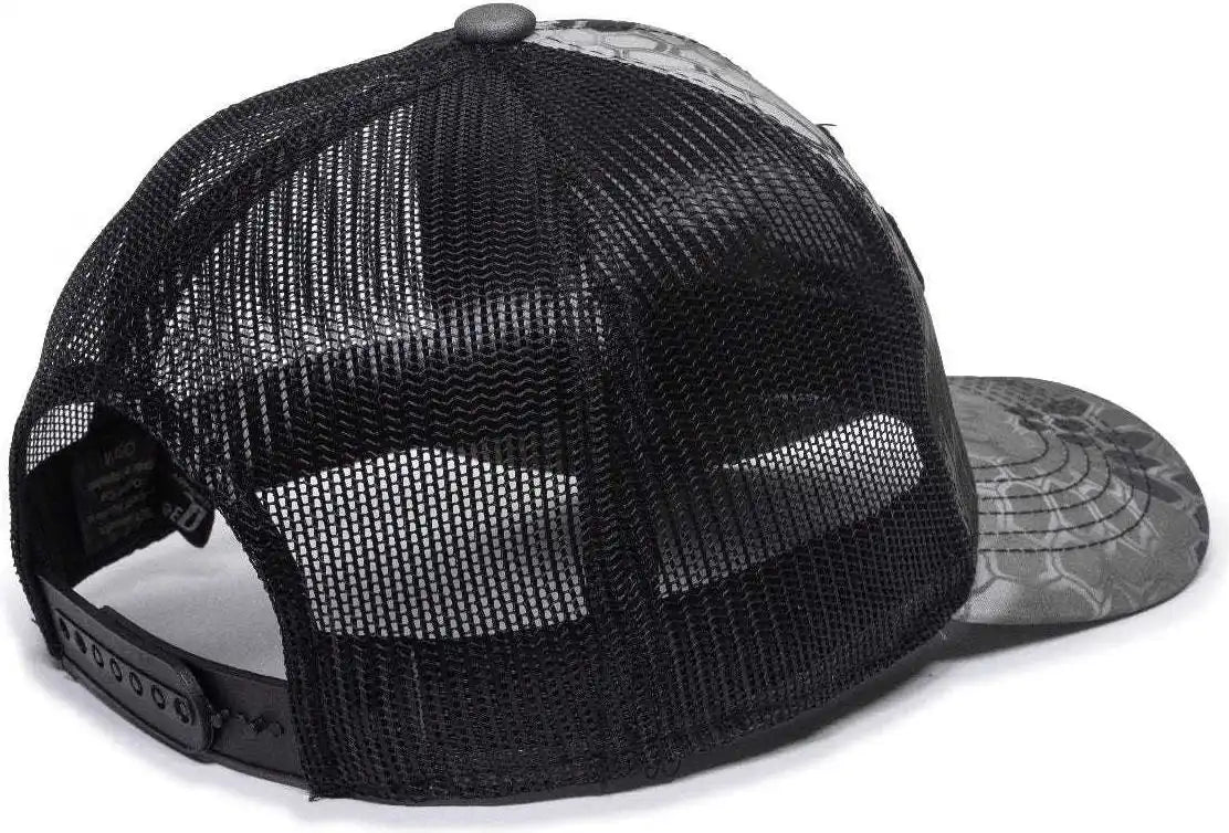 Oc Sports Gen11b Chevrolet Mesh Back Cap Kryptek Raid Black / 6 7/8’’ 7 1/2’’