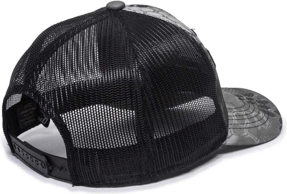 Oc Sports Gen11b Chevrolet Mesh Back Cap - Kryptek Raid Black - 6 7/8’’ - 7 1/2’’