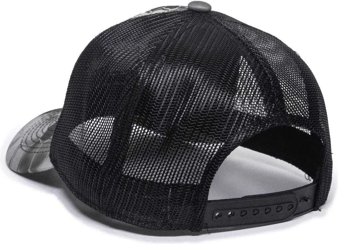 Oc Sports Gen11b Chevrolet Mesh Back Cap - Kryptek Raid Black - 6 7/8’’ - 7 1/2’’