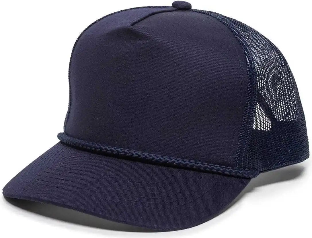 Oc Sports Gl-155 Adjustable Mesh Back Cap - Navy - 6 7/8’’ - 7 1/2’’