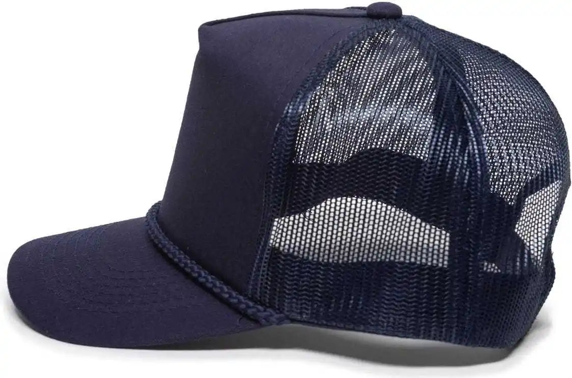 Oc Sports Gl-155 Adjustable Mesh Back Cap - Navy - 6 7/8’’ - 7 1/2’’