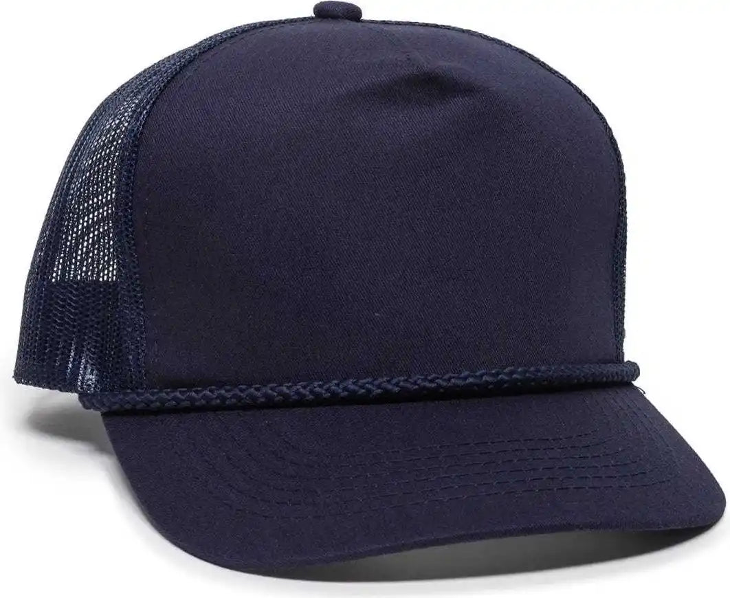 Oc Sports Gl-155 Adjustable Mesh Back Cap - Navy - 6 7/8’’ - 7 1/2’’