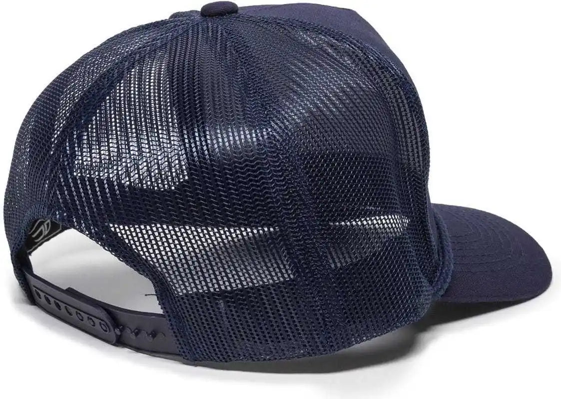 Oc Sports Gl-155 Adjustable Mesh Back Cap - Navy - 6 7/8’’ - 7 1/2’’