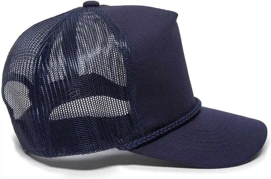 Oc Sports Gl-155 Adjustable Mesh Back Cap - Navy - 6 7/8’’ - 7 1/2’’