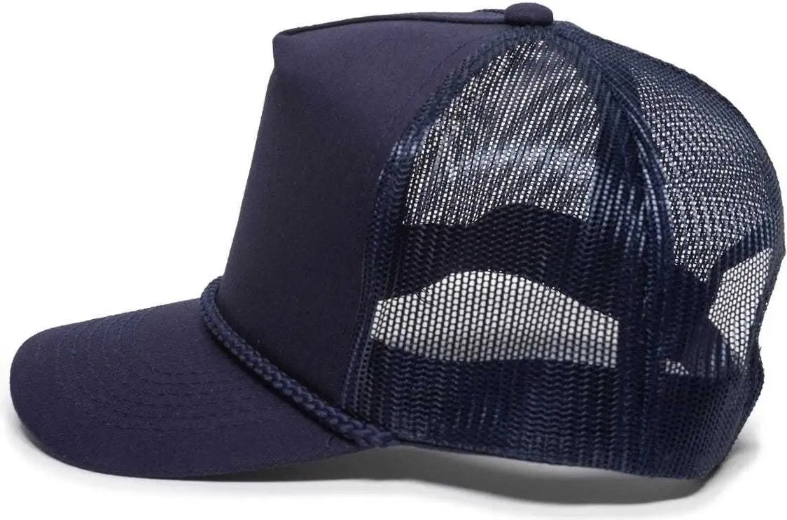 Oc Sports Gl-155 Adjustable Mesh Back Cap - Navy - 6 7/8’’ - 7 1/2’’