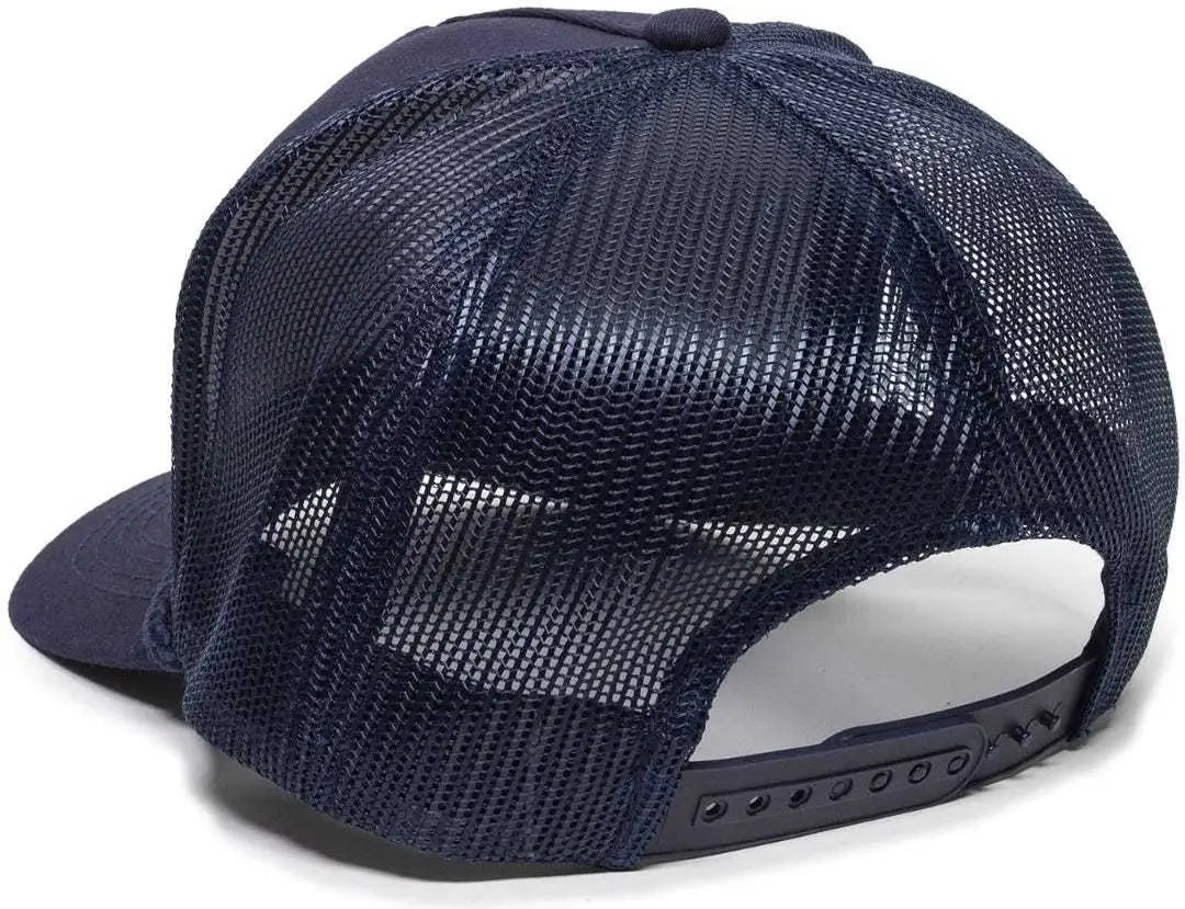 Oc Sports Gl-155 Adjustable Mesh Back Cap - Navy - 6 7/8’’ - 7 1/2’’