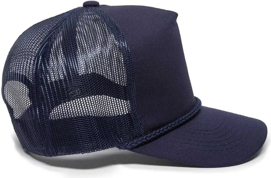 Oc Sports Gl-155 Adjustable Mesh Back Cap - Navy - 6 7/8’’ - 7 1/2’’