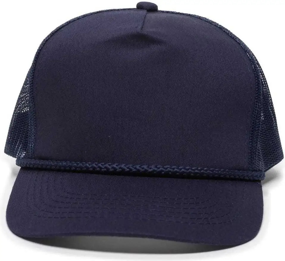 Oc Sports Gl-155 Adjustable Mesh Back Cap - Navy - 6 7/8’’ - 7 1/2’’