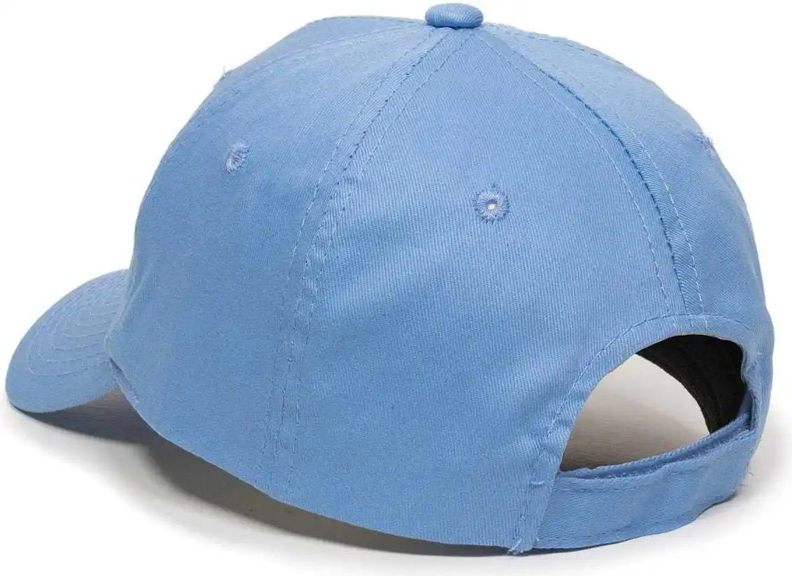 Oc Sports Gl-271 Team Adjustable Custom Baseball Caps - Columbia Blue