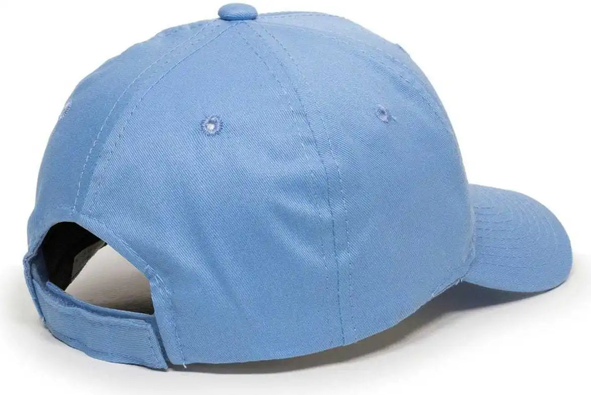 Oc Sports Gl-271 Team Adjustable Custom Baseball Caps - Columbia Blue