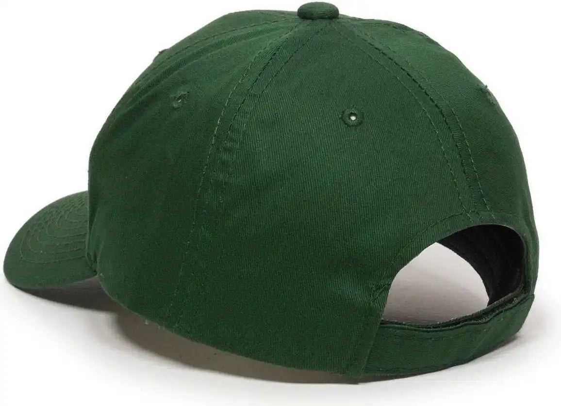 Oc Sports Gl-271 Team Adjustable Custom Baseball Caps - Dark Green