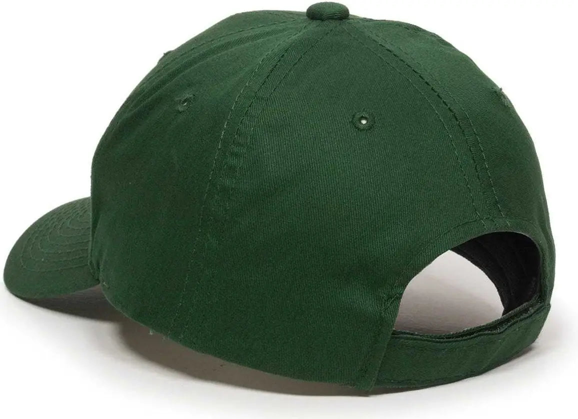Oc Sports Gl-271 Team Adjustable Custom Baseball Caps - Dark Green