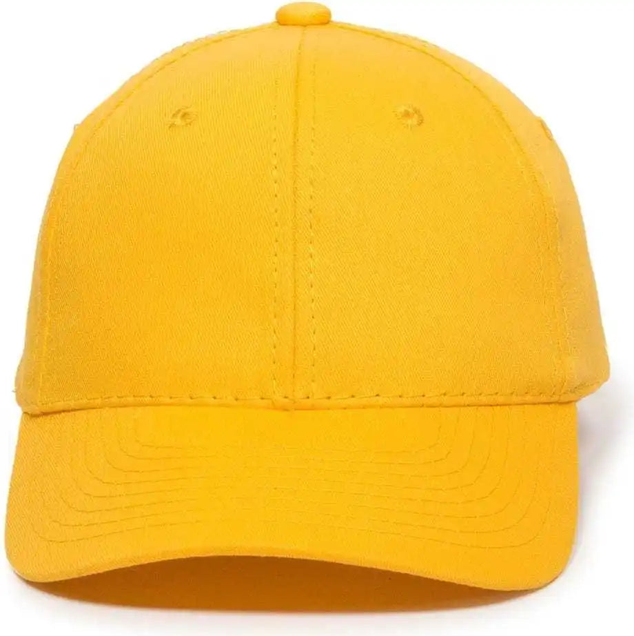 Oc Sports Gl-271 Team Adjustable Custom Baseball Caps - Gold