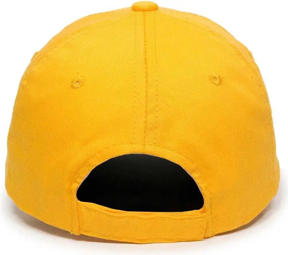 Oc Sports Gl-271 Team Adjustable Custom Baseball Caps - Gold