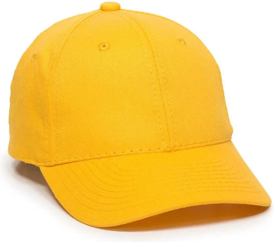 Oc Sports Gl-271 Team Adjustable Custom Baseball Caps - Gold